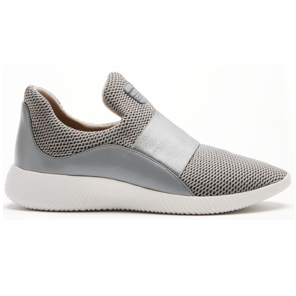 Rockport City Lites Robyne Slip-On - Womens Sneakers - Grey - NZ (DIM-412639)